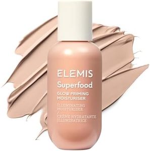 ELEMIS Superfood Glow Priming Moisturiser, Multitasking Formula Daily Moisturizer, Hydrating Primer, & Brightening Highlighter for Radiant Skin, 60mL