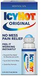 Icy Hot Medicated Pain Relief Liquid with No Mess Applicator 73ml | Instant Relief from Muscular Pain & Joint Pain | Natural Pain Relief Roll on | CARTMAX