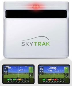 SkyTrak+ Golf Launch Monitor & Simulator Bundle - Dual Doppler Radar, 100K Courses - Indoor/Outdoor, Shot & Club Data, Real-Time Feedback, Simulation Ready + Free 14-Day Trial Membership