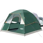 UNP 10' x 10' 6 Person SUV Dome Tent for Car Camping, Universal Fit, Breathable Mesh Windows, Water Resistant, 1-Year Warranty