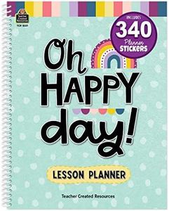 Teacher Created Resources Oh Happy Day Lesson Planner
