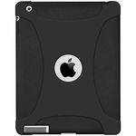 Amzer AMZ90789 Silicone Skin Jelly Case for Apple Ipad 2 (Black)