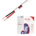 500ft 16AWG 2 Conductors (16/2) CL2 Rated Loud Speaker Cable Wire, Pull Box (For In-Wall Installation) (16AWG / 2 Conductors, 500ft)