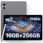 UMIDIGI MTK Helio G99 Tablet 2024,G7 Tab Pro 16GB+256GB+1TB,11 inch FHD+ 1920 * 1200 Gaming Tablets,Octa-Core 2.2GHz, 8000mAh with 18W Charging 13MP+8MP 4 Speakers,4G Sim+5GHz WiFi,GPS,Face Unlock