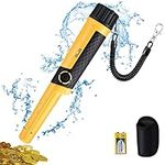 SAKOBS IP68 Waterproof Metal Detector Pinpointer, Fully Waterproof Pin Pointer Metal Detector Wand Up to 60 Feet Underwater, LED Indicators & Vibration, Top Metal Detector Accessory for Adults & Kids