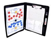 SAS SPORTS Foldable Football Coaches Planning Folder Board with Zipper Closure