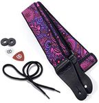 KLIQ Vintage Woven Guitar Strap for