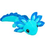 Axolotl Plush Toy,Axolotl Stuffed Animal,14.6" Kawaii Doll Stuffed Toy Gifts for Boys Girls (Blue)