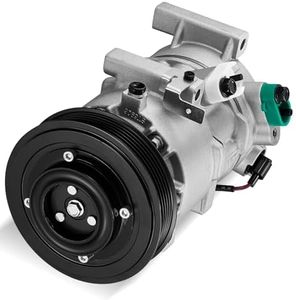 SYKRSS 977011R100 Air Conditioning A/C Compressor with Clutch Compatible with Hyundai Accent 2012-2017，Compatible with Kia Rio 2012-2017, L4 1.6L GAS