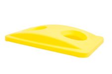 Rubbermaid Commercial Products Slim Jim Bottle Lid Yellow FG269288YEL