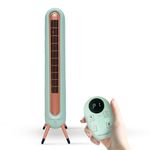 CHILLBUDDY- Unique Capsule Design with Rose Gold Finish, Bladeless Tower Fan, Remote control, LED Display,9 HourTimer,3 Wind modes,86cm,Whisper Quiet 70° Oscillation,45W Low Power Consumption GREEN