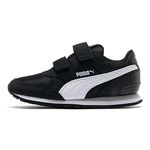 PUMA - Unisex-Baby St Runner V2 Mesh V Shoes, 3 M UK, Puma Black/Puma White/Gray Violet