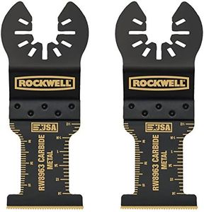 Rockwell RW8963.2 Tools Sonicrafter Oscillating Multitool Extended Life Carbide End Cut Blade (2 Pack), 1-3/8"