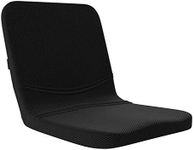 bonmedico Back Support for Office Chair - Ergonomic Seat Cushions and Back Support Cushion for Lumbar Support - Portable & Washable Chair Back Support - Christmas Gifts for Mum and Dad - Black