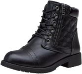 Vepose Women's Combat Ankle Booties