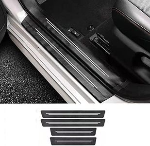 TACOPETS Door sill Protector, Door sill Scratch Protection (for All car Models) Door sill Protector, Door sill Trim（4PC）, ‎QCZST-4PC