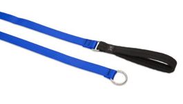 LupinePet Basics 1" Blue 6-foot Slip Lead/Leash for Medium and Larger Dogs