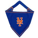 Pets First MLB New York Mets TIE Bandana, Large/X-Large. Dog Bandana Scarf Bib for Pet Cat Dog. The Ultimate Game-Day, Party Bandanna, Birthday Event