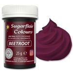 Sugarflair Spectral Beetroot Food Colouring Paste, Highly Concentrated Food Colouring for Buttercream, Sugar Paste, Royal Icing, Cake Decorations and More! Vibrant Colour Food Dye - 25g