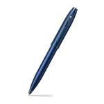 Sheaffer Gift 100 9371 Satin Blue with PVD Blue Trim Ballpoint Pen | Premium Blue Ball Pen | Personalized Pen with Name Engraved