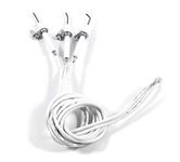 Replace parts 3-Pack Ceramic Electrode and 3-Pack Igniter Wire, Replacement for Select Gas Grill Models by Aussie, BBQ Grillware and Others