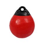 Nvanvmm Heavy Duty PVC Boat Ball Round Anchor Buoy Dock Bumper Ball Inflatable Protection Marine Mooring Buoy Red