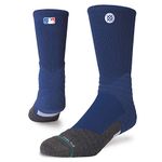 Stance Men's M559C16DIA MLB On Field Diamond Pro Crew Sock, Royal - Large