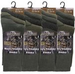 Comfortos 6 Pairs Mens Military Boots Socks Army Thermal Hiking Walking Combat warm Socks UK Size 6-11