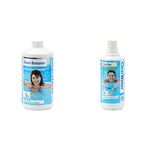 Clearwater CH0007 Foam Remover for Swimming Pool and Spa Treatment, 1 Litre & CH0009 Water Clarifier for Hot tub Spa and Swimming Water Treatment for Pristine Crystal Clear Water, 1 Litre