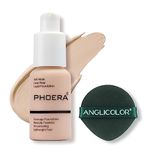 PHOERA Face Foundation,Liquid Foundation,Foundation Full Coverage Long Lasting Perfect 30ml Matte Oil-Control Concealer 6 Colors Optional,Great Choice and Gift (#101 Porcelain, 30ml)