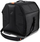 Gruv Gear VELOC Floor Tom Drum Bag/Case for Working Drummers. Features a Rugged ABS Shell Bottom, Adjustable Strap, Water-Repellent Tough Nylon Fabric & Patented Dual-Opening Design - 14x16" - Black