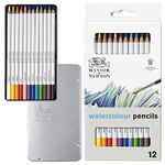 Winsor & Newton Studio Collection Water Colour Pencils - Set of 12, Assorted, 884955065013