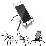 ULTECHNOVO 4Pcs Universal Phone Holders, Adjustable Spider Flexible Grip Holders Portable Multi Function Grip Cell Phone Holder Stand Mount for Phone 14 13 12 11 XS Smartphone