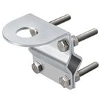 Anina Universal Roll Bar Mirror Antenna Mount, Tubular Antenna Mount Bracket for NMO Antenna Sirius XM Aerial Mount, Secure Heavy Duty Steel Antenna Bracket for Car Truck ATV UTV Off-road vehicle Boat