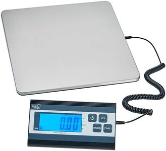 Smart Weigh 440lbs x 1 oz. Digital Heavy Duty Shipping and Postal Scale, Package Scale with Durable Stainless Steel Large Platform, Post Office Postal Scale and Luggage Scale