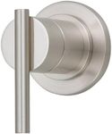 Danze D560958BNT Parma Single Handle 3/4-Inch Shower Volume Control and Shut Off Valve Trim Kit, Valve Not Included, Brushed Nickel