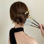 4PCS Metal U Shape Hair Forks Updo 