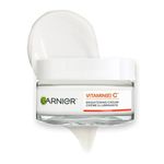 Garnier Vitamin C Moisturizing Brightening Day Cream with Super Citrus, Nourishes, Boosts Glow and Smooths Lines, for Brighter and Healthier Looking Skin, 50ml