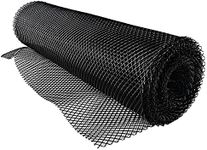 Bar Pub Shelf Liner Black Mat Glass Drying Mesh Roll 10 meter x 60cm