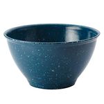 Rachael Ray Accessories Kitchen Pantryware Multi Purpose/Salad Serveware/Melamine Garbage Bowl, 10.2 x 10.2 x 5.5 inches, Marine Blue