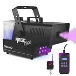 BeamZ Rage 1800LED DMX Smoke Machine with LED Light Effect - Powerful 1800W DJ Fog Machine for Parties, Clubs & Events, Perfect for Stage Effects & Ultimate Party Smoke Experience