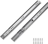 LONTAN 10 Pairs Soft Close Drawer Slides 24 Inch Drawer Guides 3 Fold Full Extension Ball Bearing Heavy Duty Drawer Slides, 100LB Capacity