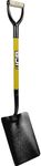 JCB 230-210 x 305mm Professional Tapered Mouth Site Master Shovel, Heavy-Duty Steel Blade for Home Improvement, Snow, Coal, Work, Trenches, Tarmac, Mixing Concrete