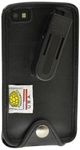 Turtlebackcase A-BBZ10E E Leather Case for BlackBerry Z10 E-Non-Retail Packaging-Black