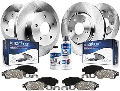 Detroit Axle - Brake Kit for 2006-2018 Toyota RAV4, 2010-2012 Lexus HS250h Replacement Front & Rear Disc Brake Rotors Ceramic Brakes Pads : 10.83" inch Front Rotor