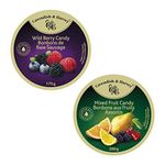 Cavendish & Harvey 2 Pack Variety Candy: Wild Berry - 175g (1 Pack) and Mixed Fruit Candy - 200g (1 Pack)