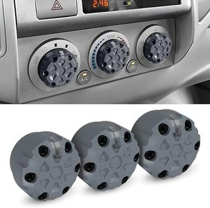 2nd Gen Tacoma Accessories AC Knob Upgrade - 2005,2006,2007,2008,2009,2010,2011,2012,2013,2014,2015 Tacoma Climate Control Dial Mods Set - 2nd Gen Tacoma Mods - for Toyota Interior Replacement Kit