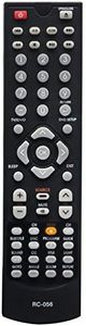 RC-056 Replaced Remote fit for Coby TV TFDVD1995S2 TFDVD1595S3 TFDVD2495 TFDVD2295S2 TFDVD1595 TFDVD1995 TFDVD2295 TFDVD2395 LEDVD1596S1 LEDVD1996S1 TFDVD1995S2
