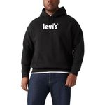 Levi's Men's Graphic Hoodie (Available in Big & Tall), Poster Caviar, 3X-Large Big