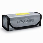 Kinsinder Lipo Battery Safe Bag, Lipo Battery Bag, Fireproof Safety Protection Bag, Lipo Battery Bag, Fireproof, Explosion-Proof Battery, Safe Bag for Charge